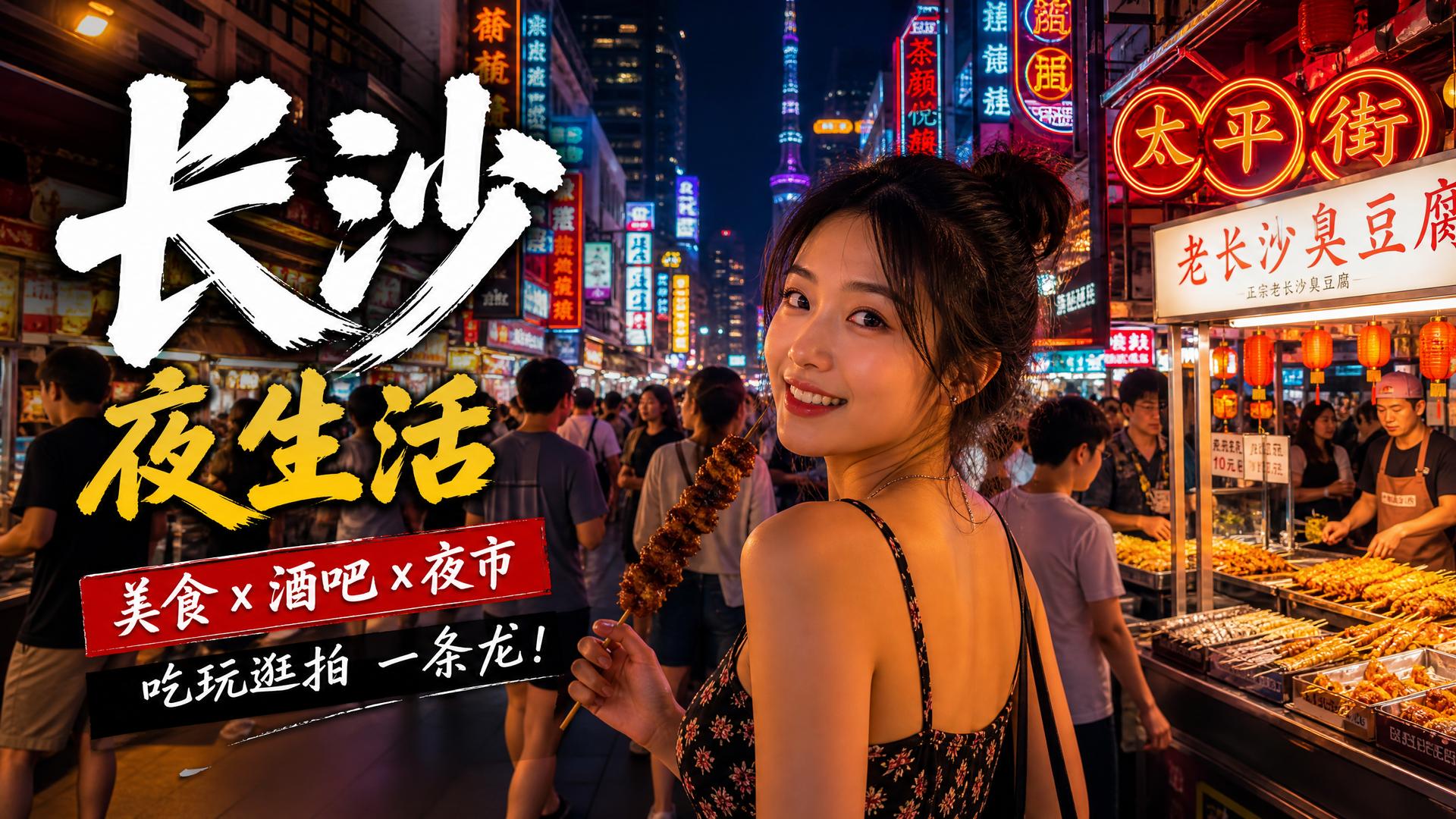 麻豆城市夜景模板
